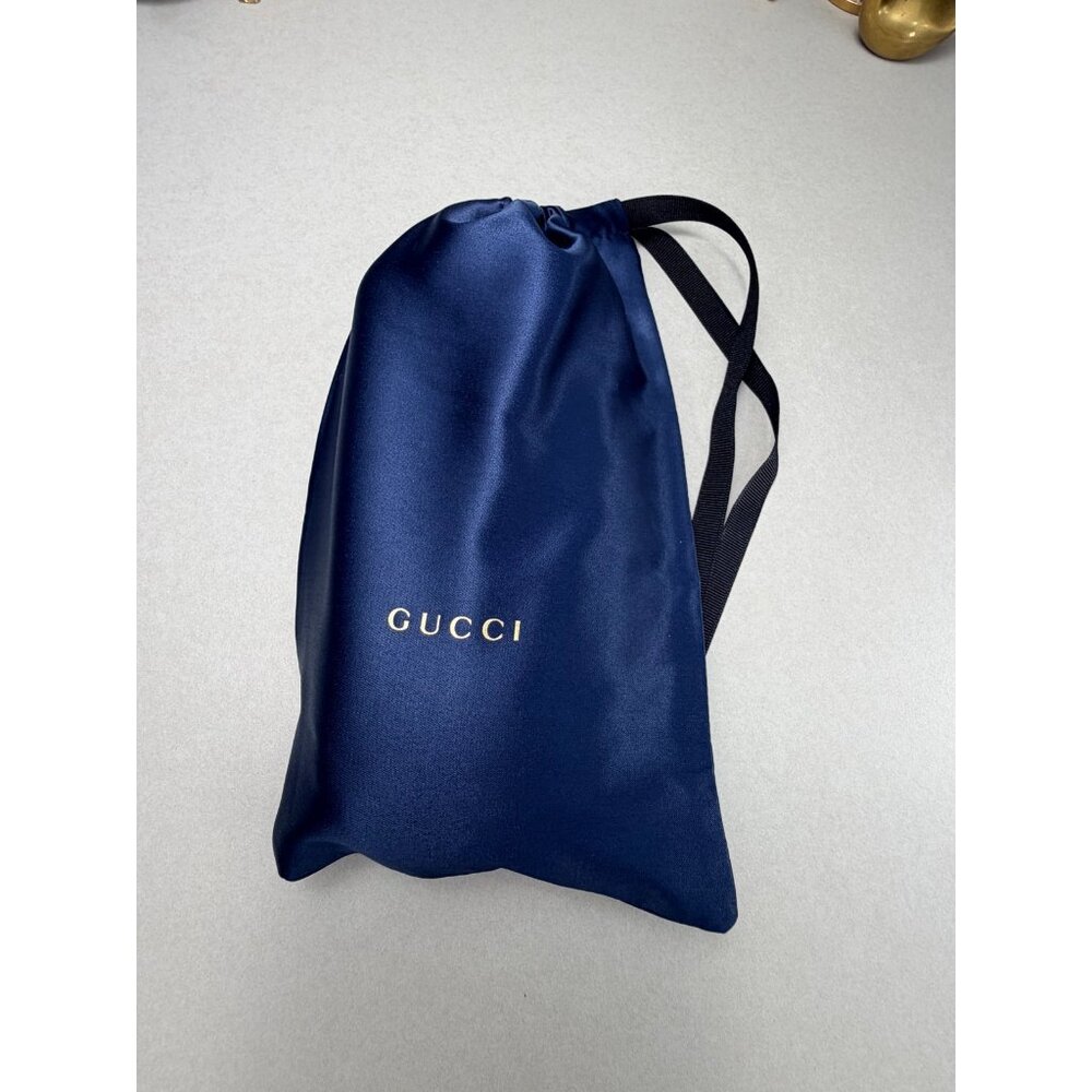 Gucci Titanium Eyeglasses GG0274OJ 002 Gold Frame Made In Japan 55-18-145 - Picture 12 of 12